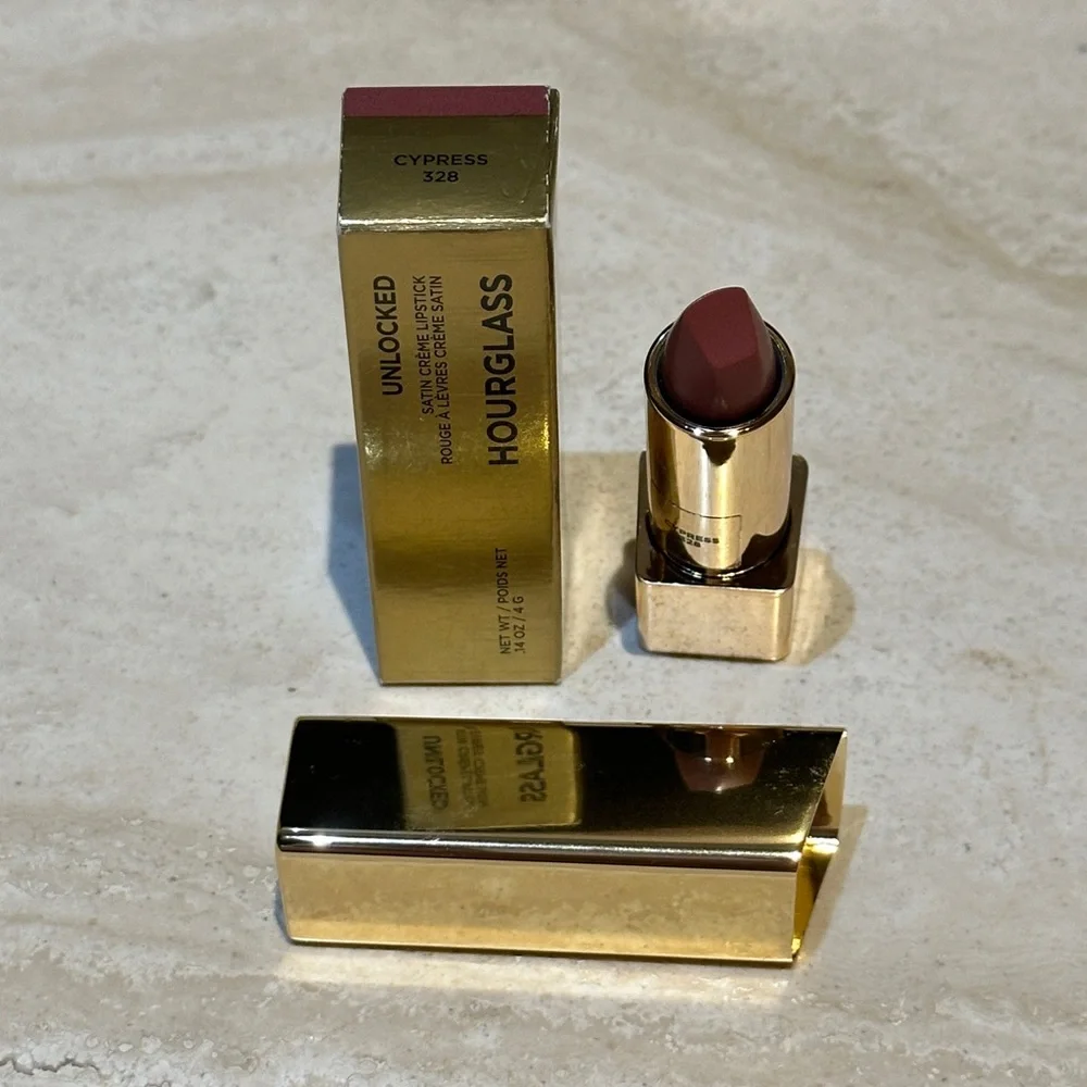 Hourglass Unlocked Satin Crème Lipstick - 328 Cypress